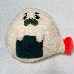 8” Gatcha Kawaii Cute Seal Onigiri Plush Toy Food Plush